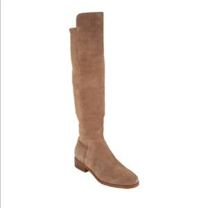 Sole Society Calypso over the knee boots in taupe